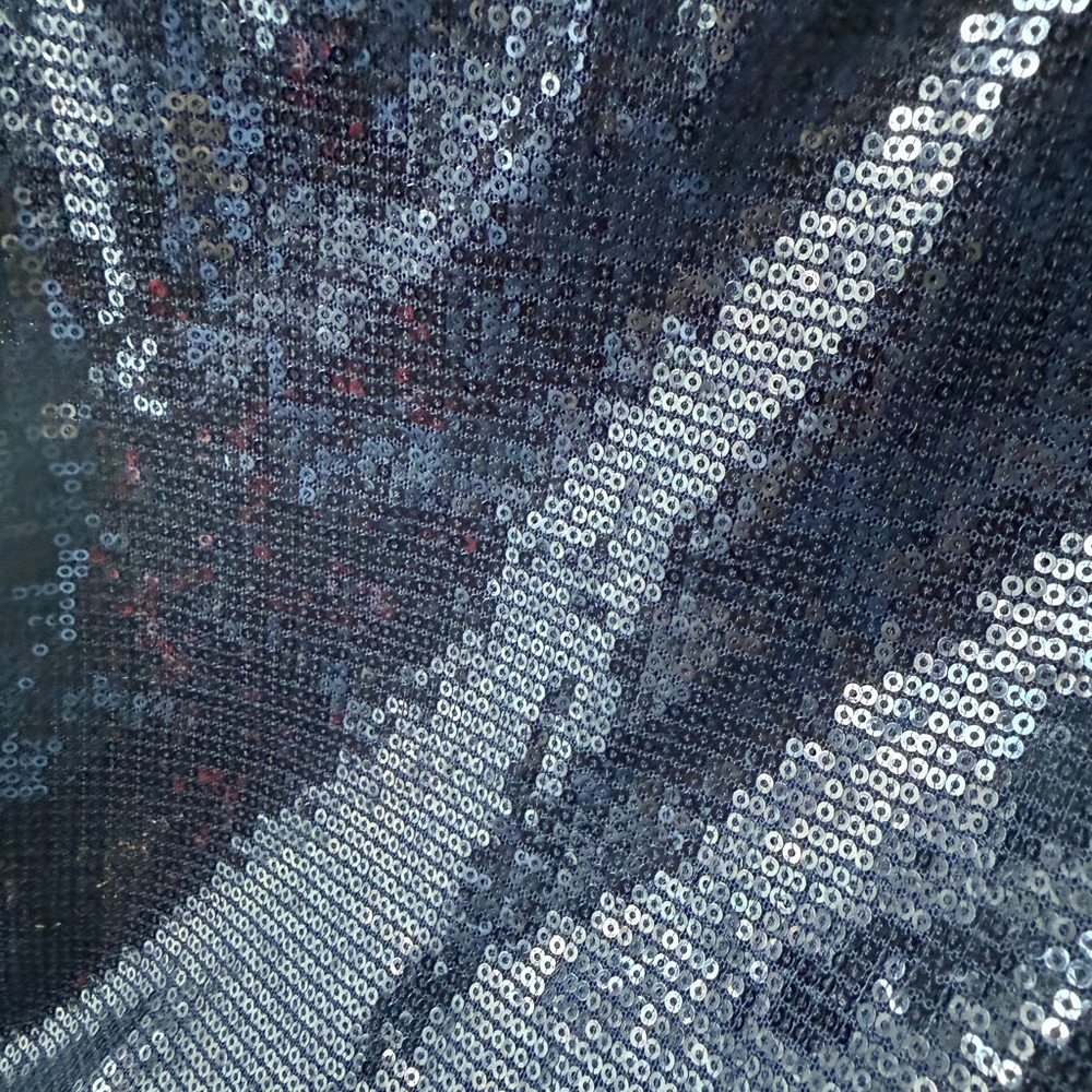 H&M Sequined Midnight Blue/Black Mini Dress - Picture 3 of 5